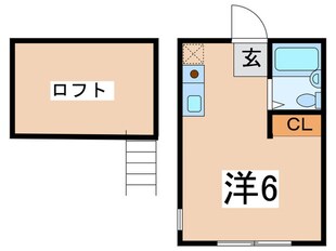 ハ－ミットクラブハウス栗田谷の物件間取画像